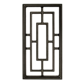 Nuvo Iron Decorative Insert for Fencing, Gates, Home, Garden - Rectangle, 17"