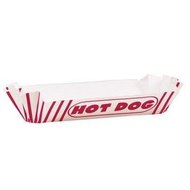 Unique Party 90688 - Paper Hot Dog Trays, Pack of 8