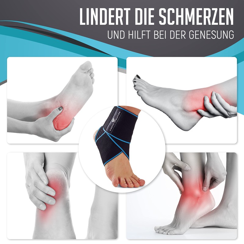 KINETIC EVOLUTION Adjustable Foot Brace Provides Elastic Ankle Protection for