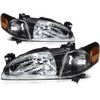 ECCPP Headlights for 1998 1999 2000 for Toyota Corolla Pair