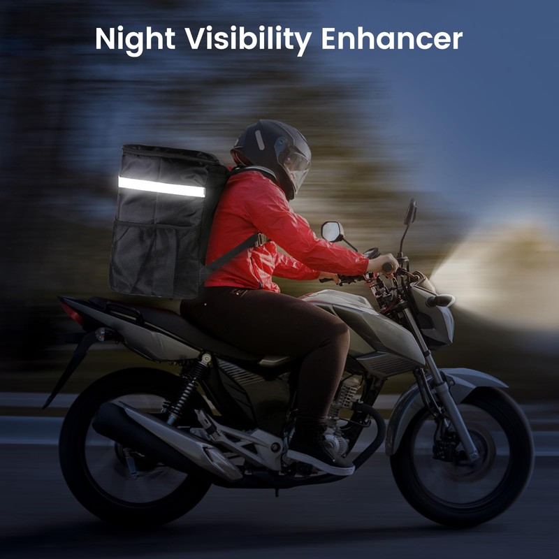 musbus Large Foldable Cooler Bag with Cooling Function, Black 7,