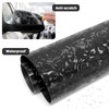 Forged Carbon Fiber Wrap, Gloss Black Vinyl Wrap for Cars