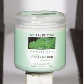 Smells Begone Calming Rain Scent Odor Absorber 15 oz. Gel