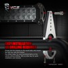 MZS 1.75" Tube Clamp Mounting Bracket, LED Light Bar Mounts