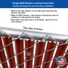 FenceSource Wave Slat (9 Colors) Single Wall Bottom Locking Privacy