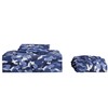 Chezmoi Collection Military Camo 4-Piece Sheet Set - Camouflage Blue