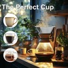 TECHSHARE Pour Over Coffee Dripper, Coffee Filters with 800 Mesh