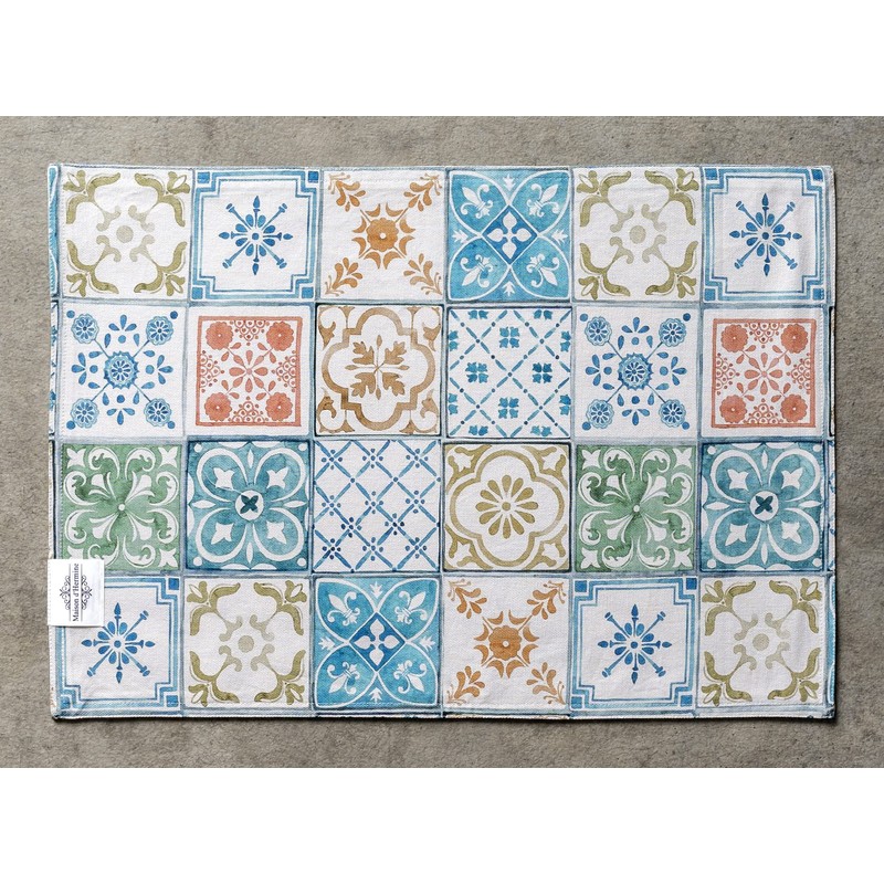 Maison d' Hermine Indigo Love 100% Cotton Set of 4