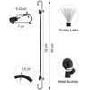 20 Pcs Heavy Duty Tarp Clips with Bungee Cord Hooks,