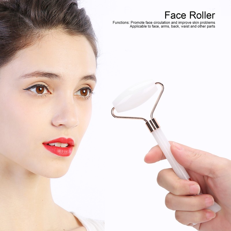 Face Roller Massager Dual Head SkinFriendly Face Scraping Guasha Roller