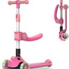 Gotrax KS3 Pro Kids Scooter: Light-Up Wheels, Foldable Design, Anti-Slip