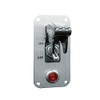 Simoni Racing ISR/3C-L Universal Switch Chrome Panel, White Cromo