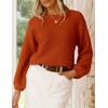 PRETTYGARDEN Womens Fall Sweaters 2024 Casual Loose Crewneck Ribbed Long