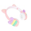 Bluetooth Cat Ear Headphones Fashionable Light Up Wireless Headset for
