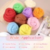 PATIKIL Wool Roving Yarn, 80G/2.82OZ Soft Felting Wool Pure Chunky