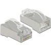 Delock RJ45 Crimp + Cut + Curve Connector Cat.6 STP
