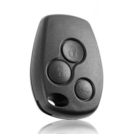 Key Shell Pilot Car Key with 3 Buttons for Renault Clio Master Trafic Modus Kangoo – Mainsail Size 9 x 3 mm