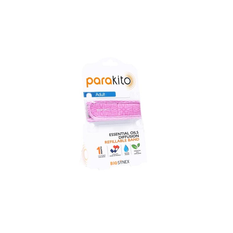 PARA'KITO Essential Oil Diffusion Mosquito Wristband (Violet)