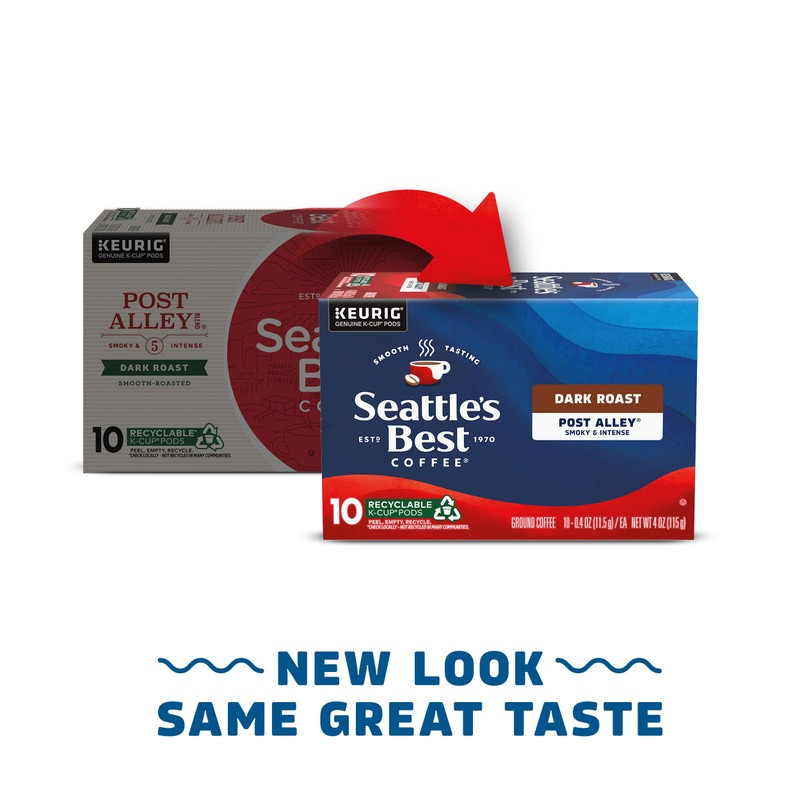 Seattle's Best Coffee Post Alley Blend Dark Roast K-Cup Pods