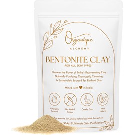 Polvo De Arcilla Bentonita Para Rostro, Cuerpo Y Cabello, Limpieza Profunda De Poros Y Desintoxicación, Arcilla De Calcio Y Sodio Curativa India, Para Mascarillas Y Baño, 454 G(16