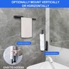 Stainless Steel Paper Towel Holder, Under Cabinet or Wall Mount,