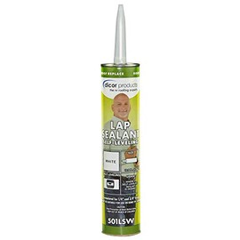 Dicor 501LSW-1 Epdm Self-Leveling Lap Sealant-10.3 Oz. Tube, White, 10.3 Fluid_Ounces (20)