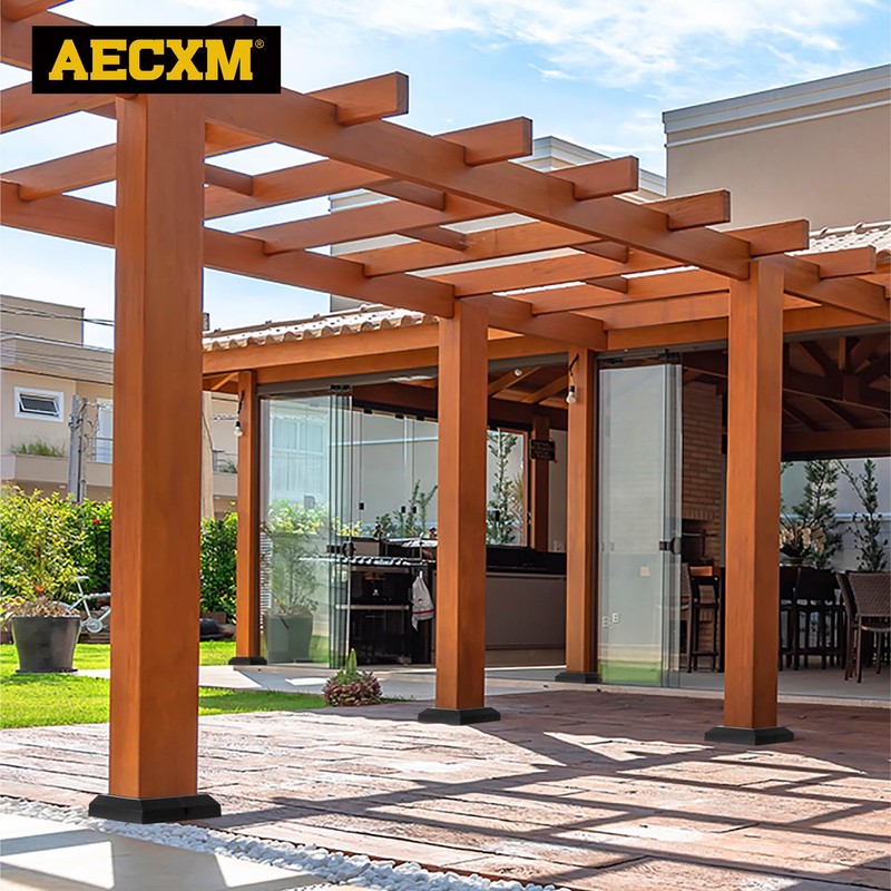 AECXM Deck Post Covers (2, Post 6″-Actual: 5.5″)