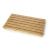 Modern Natural Wood Rectangular Duckboard Bathroom Toilet Shower Non Slip