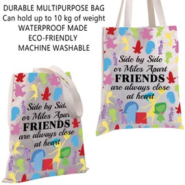 CMNIM Cartoon Emotion Tote Bag Inside Movie Inspired Gift for Friends Anger Fear Joy Disgust Sadness Cartoon Fans Gift Bag, Cartoon Emotion Tote