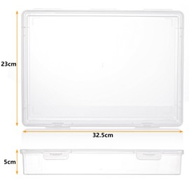 ASelected Clear Plastic Storage Boxes with Lids
