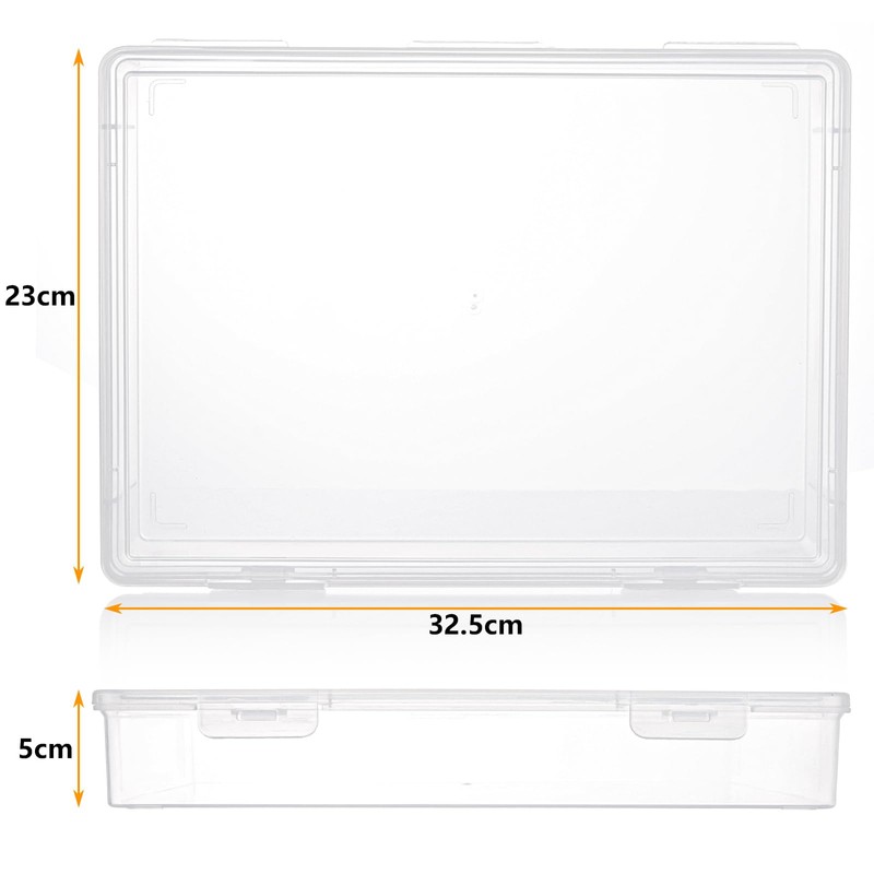 ASelected Clear Plastic Storage Boxes with Lids