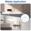 sourcing map 2Pcs ABS Plastics Square Shaped Escutcheon Plate, Wall