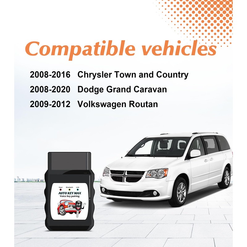 NorthAmerica Remote Key Vioce Paring Replacement for Volkswagen Routan 2009,