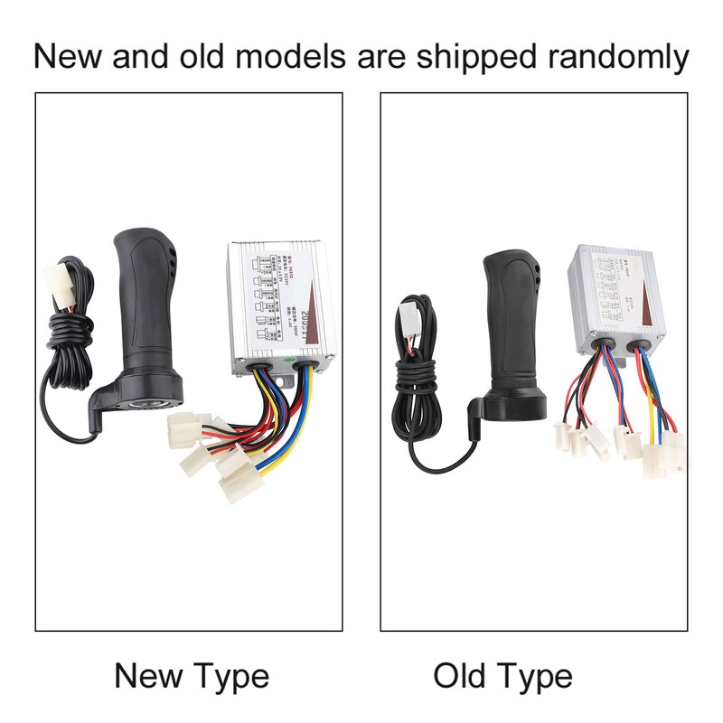 500W Motor Brushed Speed Controller &amp; Throttle Grip for Electric