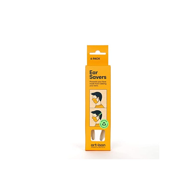 Ear Savers - 6 Pack (White)