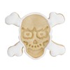Städter 171886 Skull Cookie Cutter, Plastic, Black, 7.5 cm