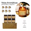 Bluelander 6 Velas Aromáticas Decorativas 100% Soya Aromaterapia 3.5oz