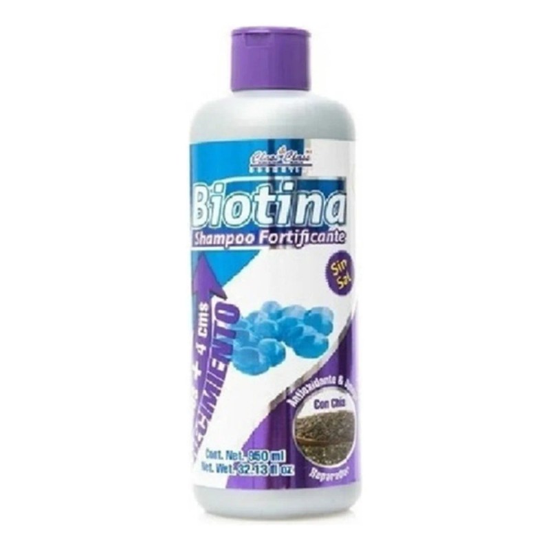 Shampoo Sin Sal Con Biotina Anticaida + Crecimiento 950ml