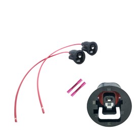 2Pcs Connector 1-Way 1 pin Harness for Replacement 90980-11363 Toyota Oil Pressure Sensor