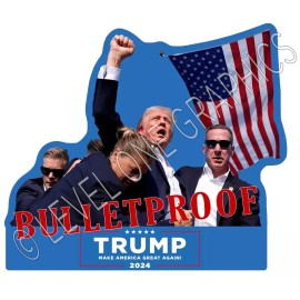 TRUMP 2024 7/13 Attempted Assassination 4 Inch Vinyl Sticker MAGA BULLETPROOF