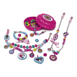 Clementoni 18558 L.O.L Surprise – Cool Jewels and Jewellery, Colourful Bracelets / Necklaces / Pendants for Crafts & Design Yourself, Includes Jewellery Box, Creative Toy for Children from 7 Years