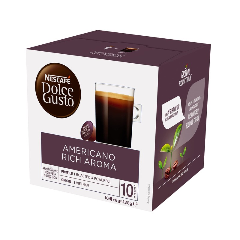 NESCAFÉ DOLCE GUSTO Americano Rich Aroma Coffee Capsules Box of