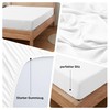 puredown® Set of 2 Premium Fitted Sheets 90 x 200