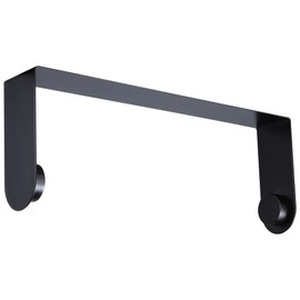 ZUNTO Black Paper Towel Holder Under Cabinet, Stainless Steel Kitchen Towel Holder Stick on Wall Vertical or Horizontal, Frees up Counter Space