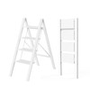 WOA WOA 4 Step Ladder, Foldable Step Stool, Aluminum Lightweight