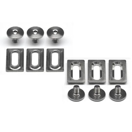 Super Light Titanium Shimano Road Pedal Cleats SPD-SL Compatible Bolts Titanium Bolt Washer Set for Hill Climb SM-SH10 SM-SH11 SM-SH12