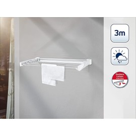 Leifheit Wall-Mounted Clothesline Laundry Dryer Rack Telegant 30 Protect 83306