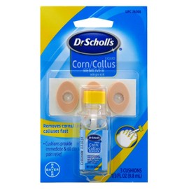 Dr. Scholls Corn/Callus Remover Liquid (2 Pack), 8 Piece Set
