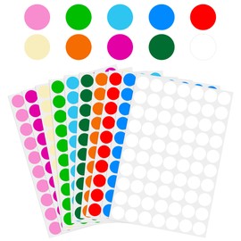 Dot Stickers Circle Stickers Dots Price Stickers Garage Sale Price Stickers Yard Sale Price Stickers Round Stickers Point Sticker Small Stickers Round Labels Removable Labels Red Stickers 1400 Pcs