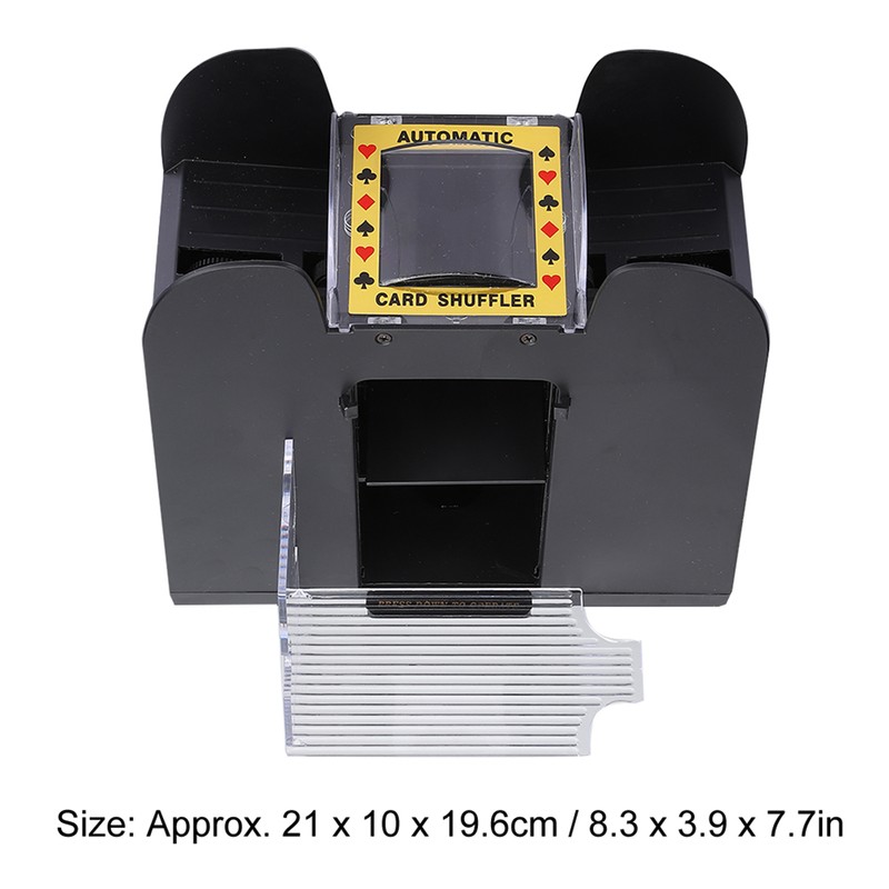 Card Shuffler Automatic Battery Powered Playing Card Shuffler Machine for